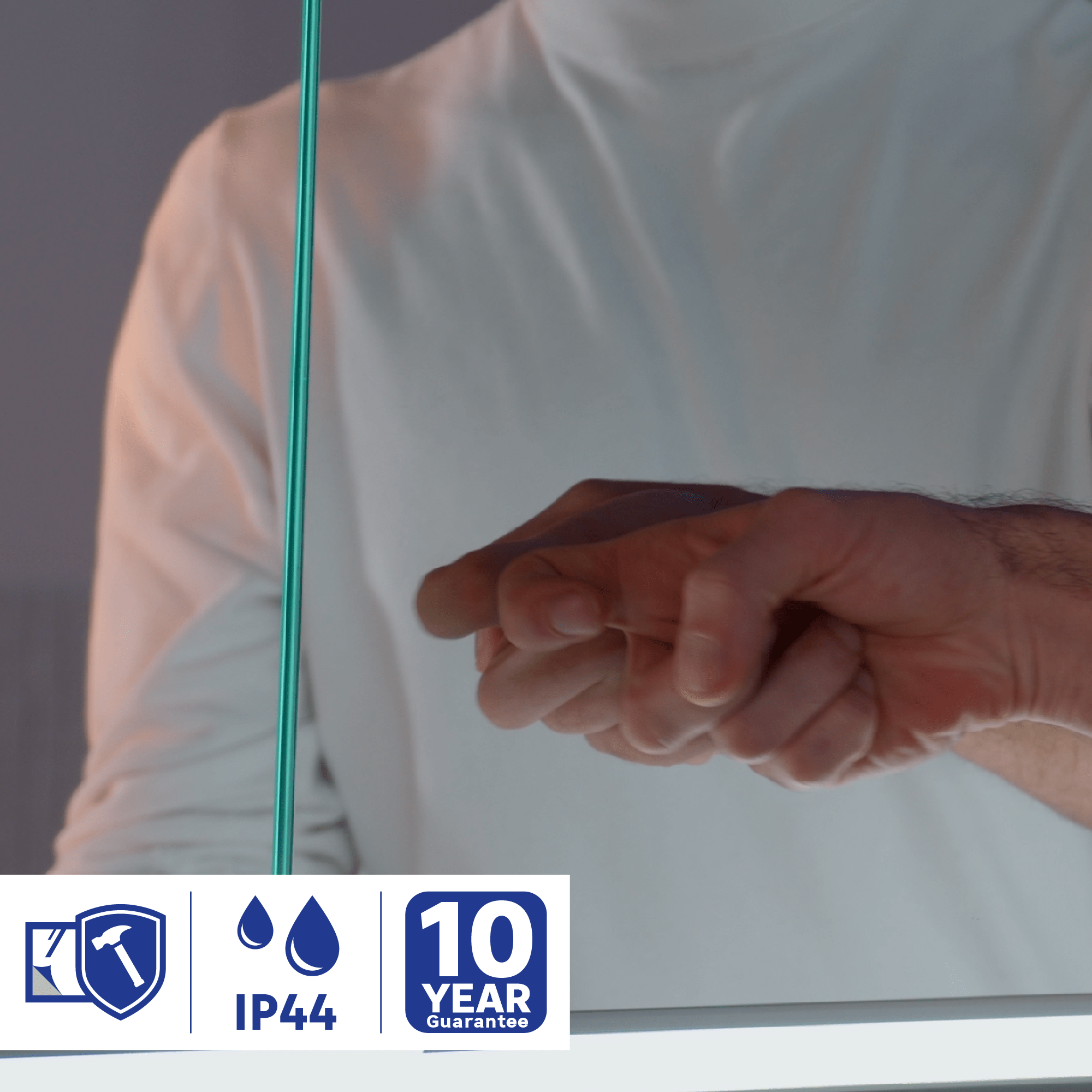 Armoire de toilette Remix, l.120 cm H.77 cm, SENSEA, chromé Leroy Merlin