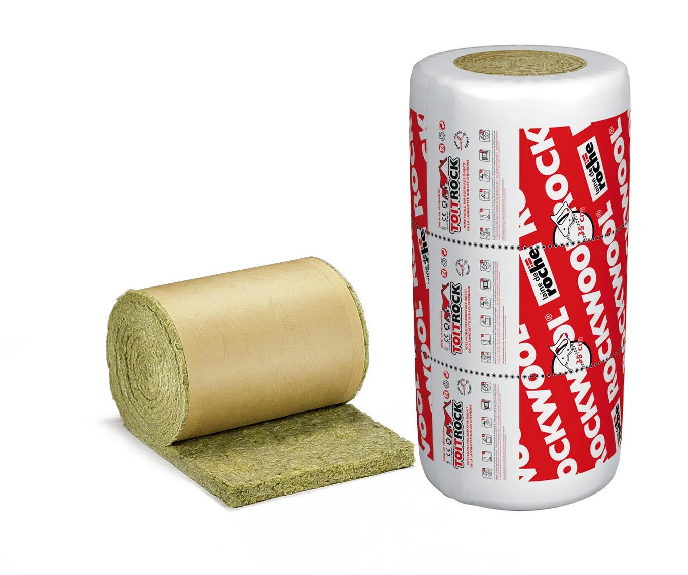 Rouleau laine de roche Leroy Merlin