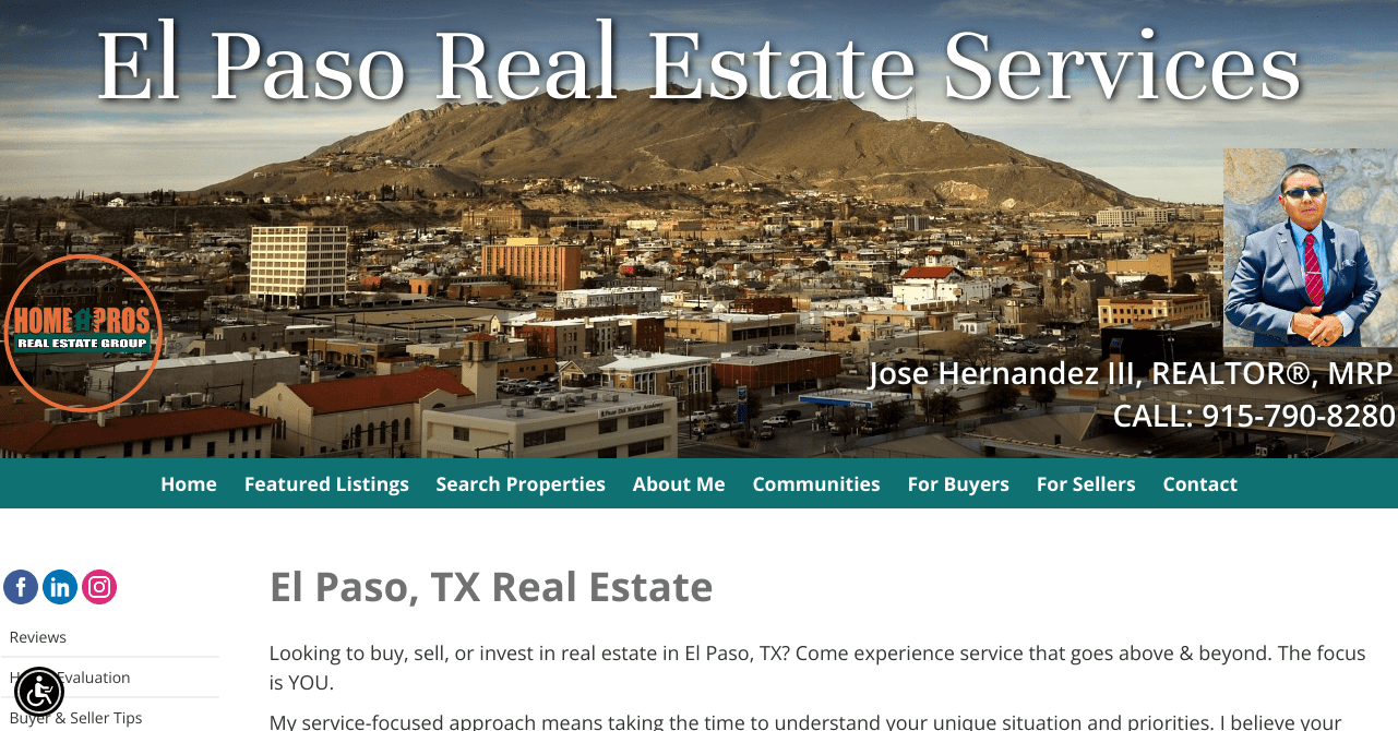 El Paso, TX Real Estate Jose Hernandez, REALTOR®