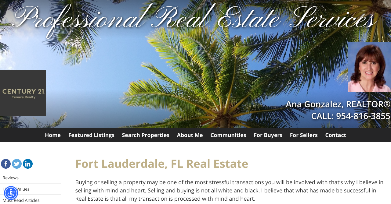 Fort Lauderdale, FL Real Estate Ana Gonzalez, REALTOR®
