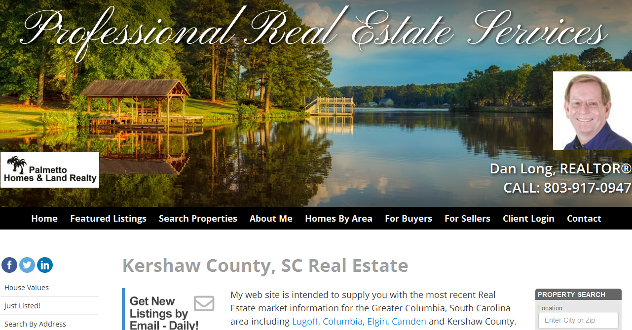 Kershaw County, SC Real Estate Dan Long, REALTOR®