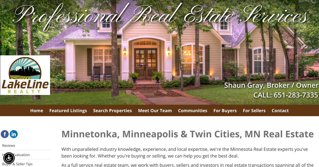 Minneapolis, MN Real Estate Lakeline Realty, REALTOR®
