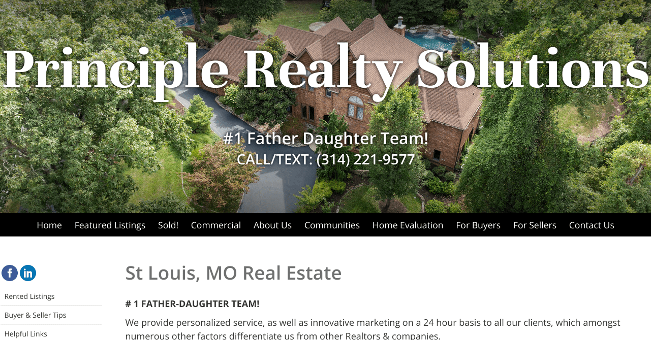 St Louis, MO Real Estate Principle Realty Solutions, Realtor