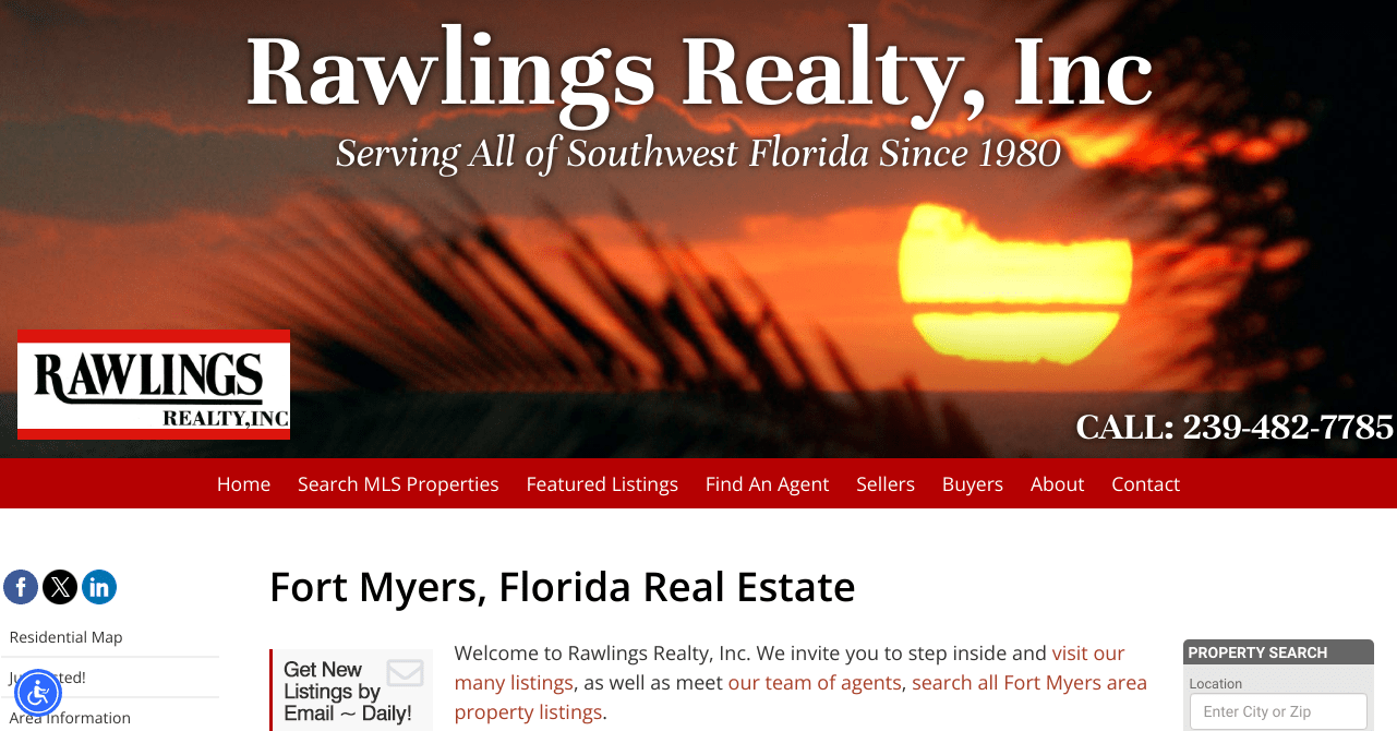 Fort Myers, Florida Real Estate Rawlings Realty, Inc.
