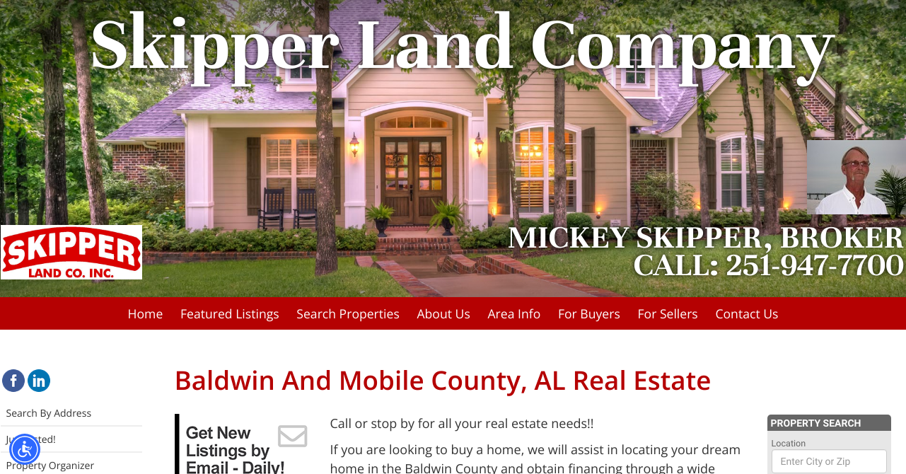 Robertsdale, AL Real Estate Mickey Skipper, Realtor