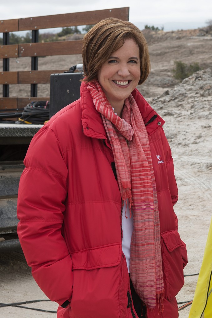 Capone talks with journalist Kim Barker, the subject of Tina Fey's WHISKEY TANGO FOXTROT