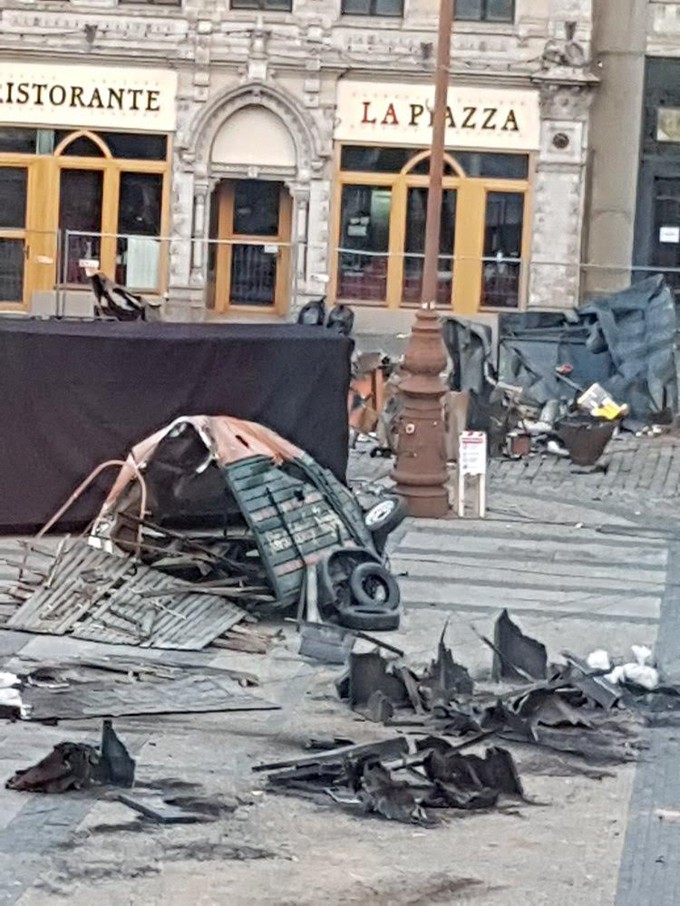 "SPIDERMAN Far From Home" Video of Spidey in Liberec of the Czech