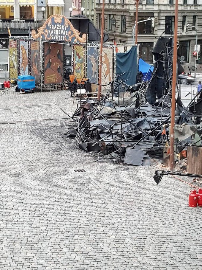 "SPIDERMAN Far From Home" Video of Spidey in Liberec of the Czech