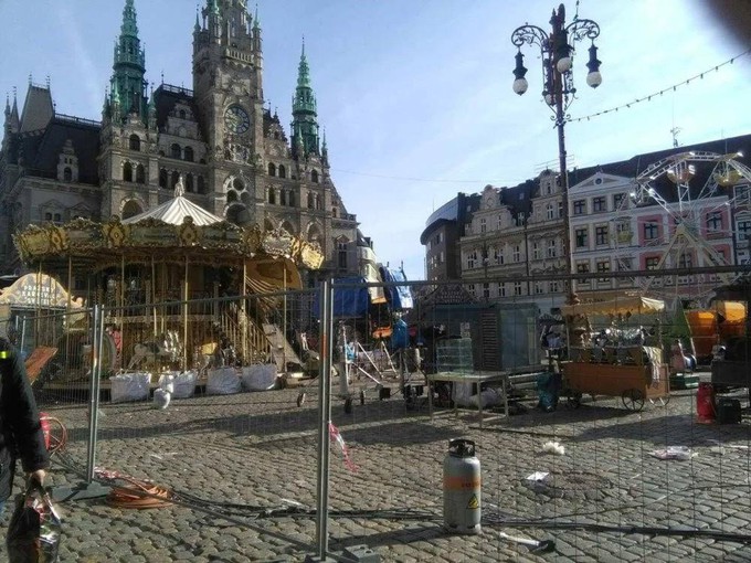 "SPIDERMAN Far From Home" Video of Spidey in Liberec of the Czech