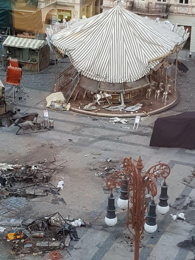 "SPIDERMAN Far From Home" Video of Spidey in Liberec of the Czech