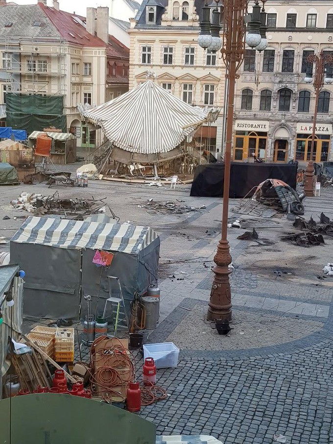 "SPIDERMAN Far From Home" Video of Spidey in Liberec of the Czech