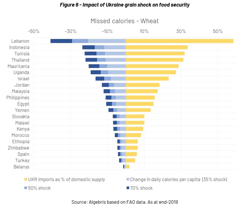 War and Grains Impact of UkraineRussia conflict on food security and