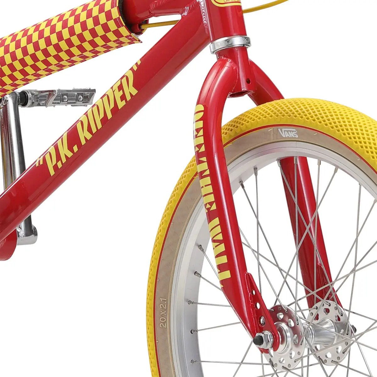 SE Bikes Vans PK Ripper Looptail 20'' Wheelie Bike Rojo Amarillo