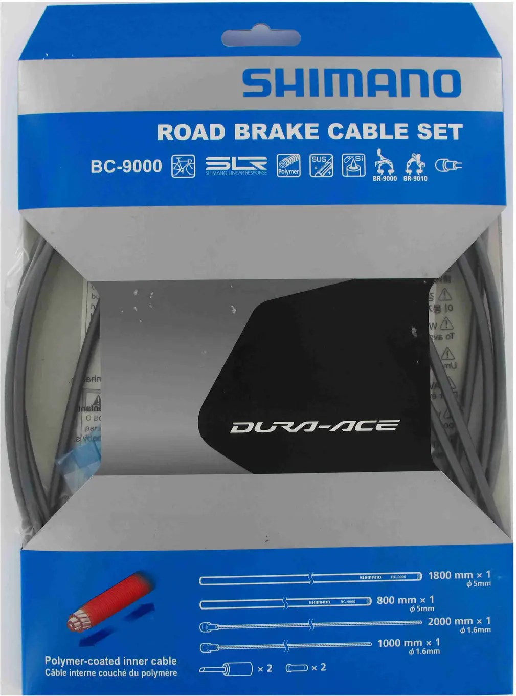 SHIMANO 2014 Road Brake Cable Set DuraAce 9000 Grey