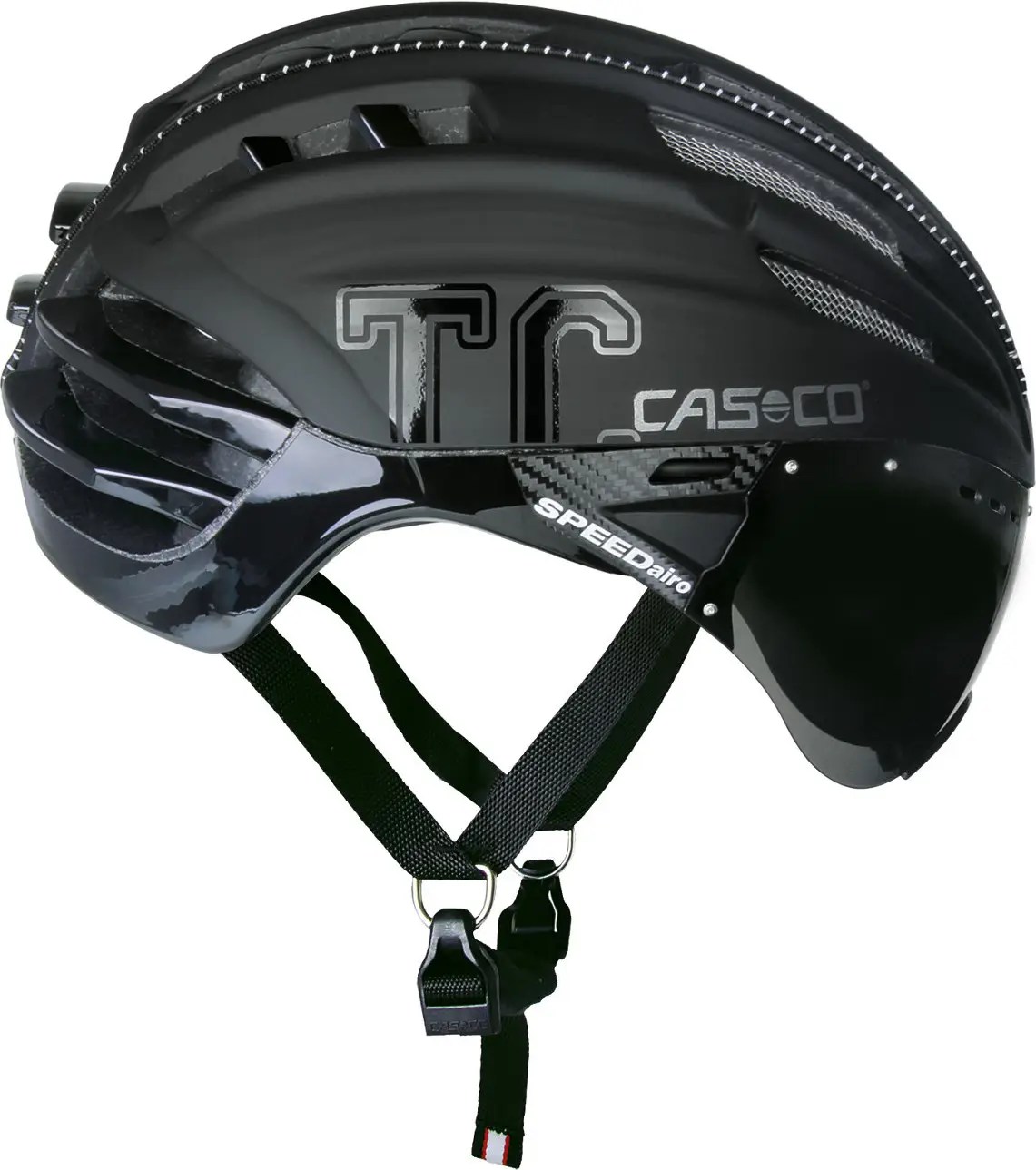 Casque Aero CASCO SPEEDAIRO PLUS avec Visière Noir Mat
