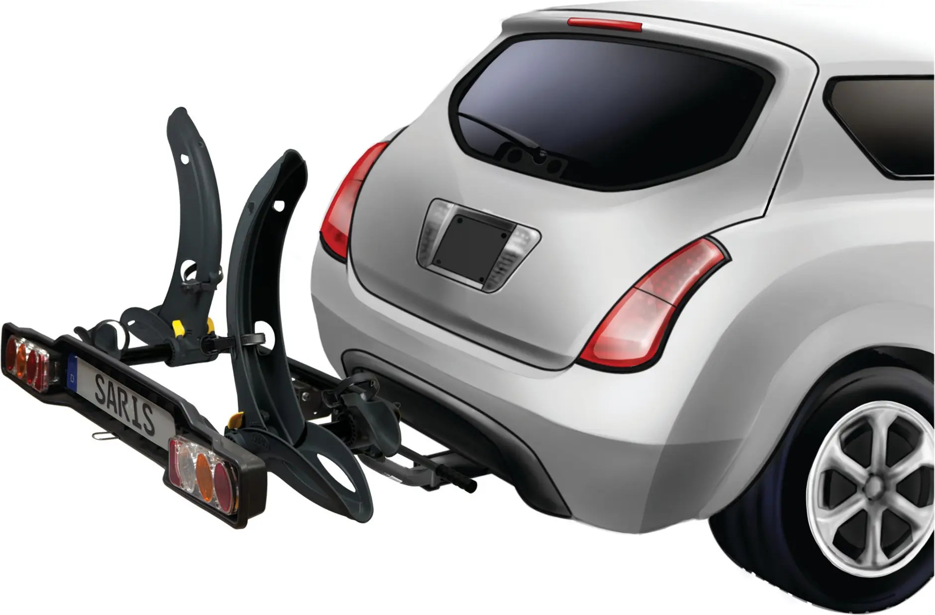 SARIS Hitch Bike Carrier THELMA 3Bike Black Alltricks.de