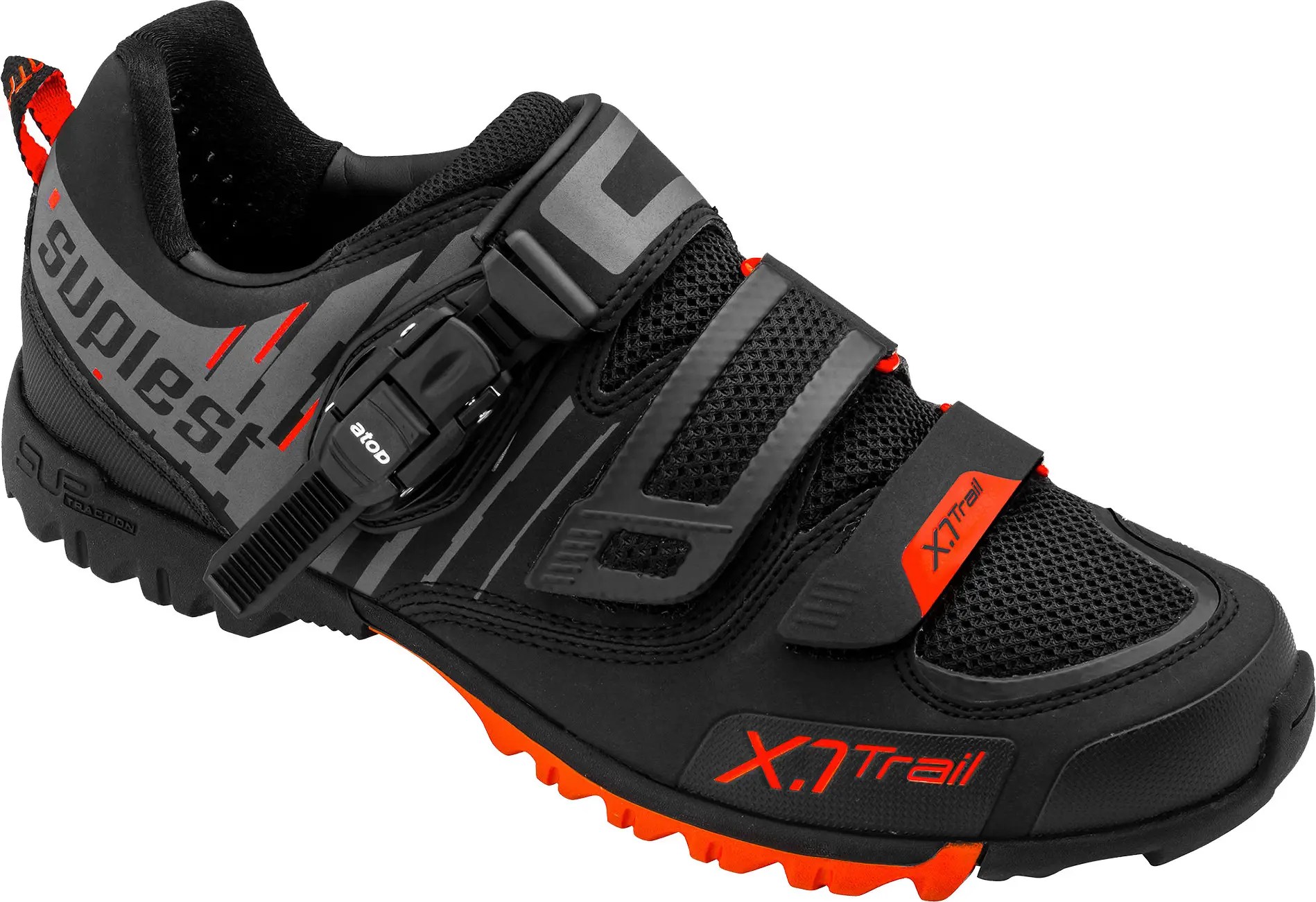 Chaussures VTT SUPLEST X.1 TRAIL Noir Rouge Alltricks.fr