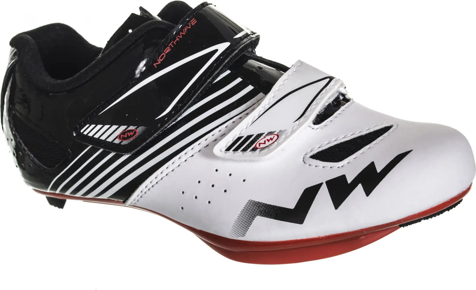NORTHWAVE Pair of Road Shoes TORPEDO JUNIOR Black White