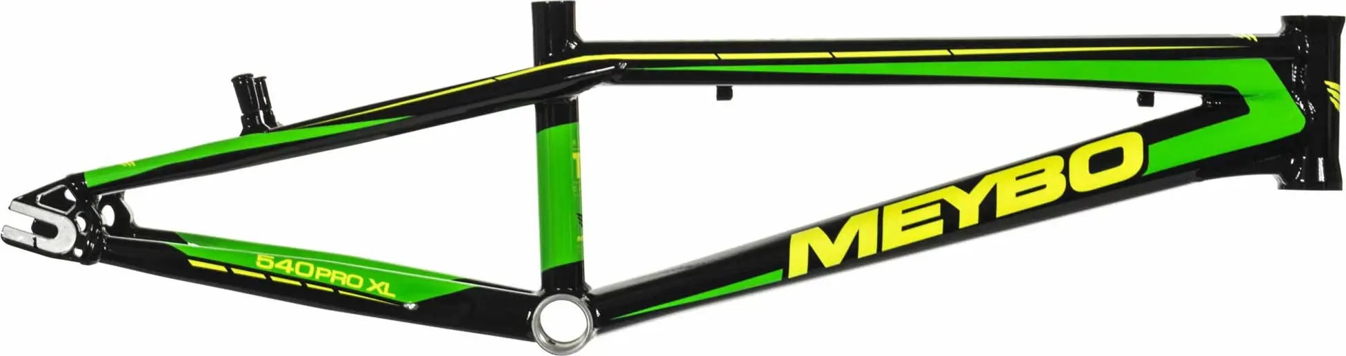 MEYBO HOLESHOT BMX Race Frame Black Green Yellow Alltricks.de