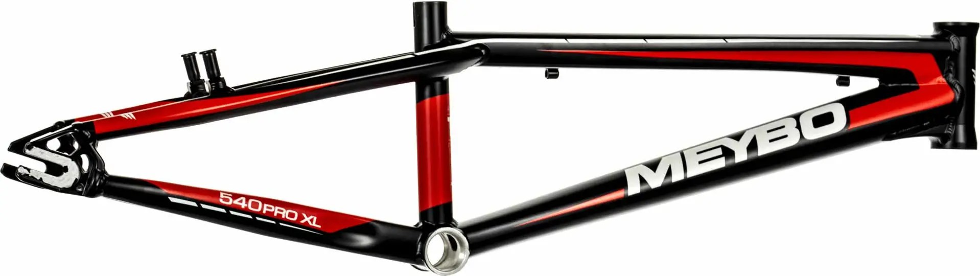 MEYBO HOLESHOT BMX Race Frame Black White Red