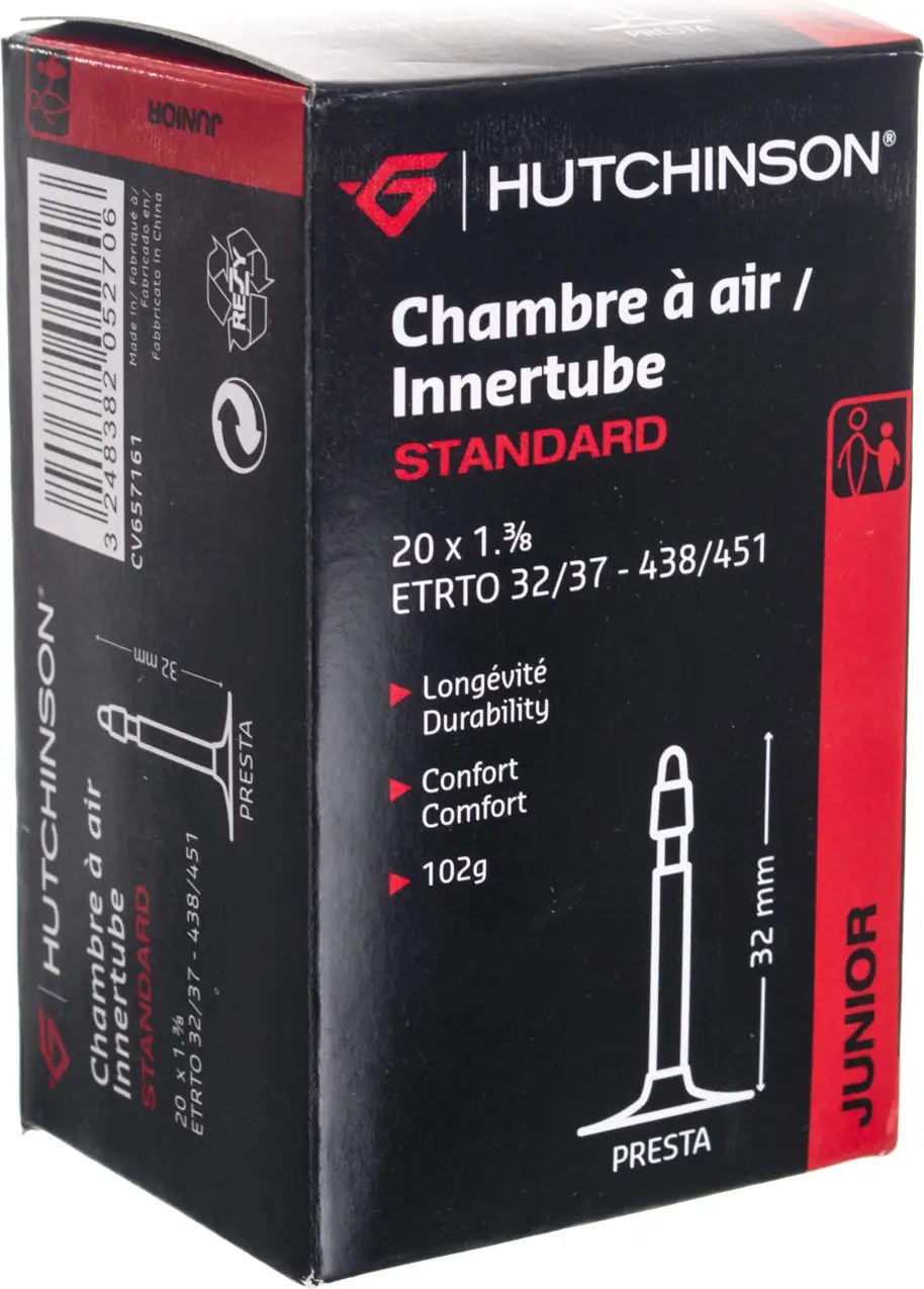 HUTCHINSON Chambre à Air Junior BMX STANDARD 20'' x 1.3