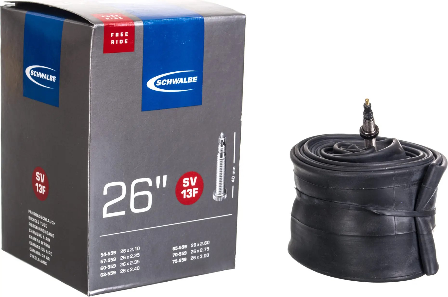 Chambre à Air Freeride Schwalbe 26/26 Plus x 2.10/3.00