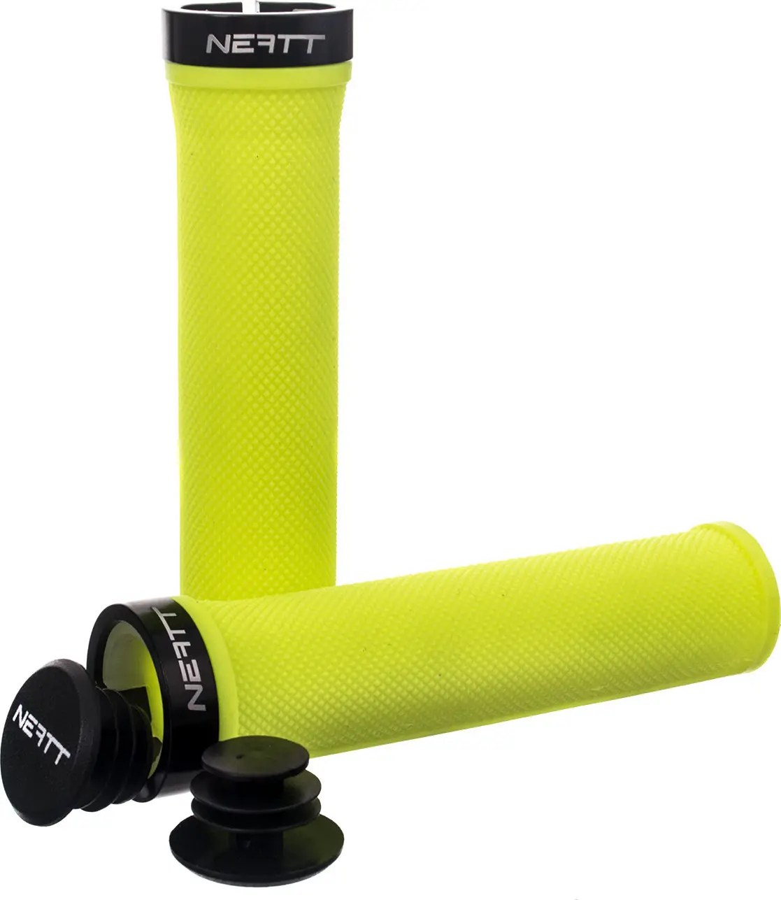 Paire de Grips Neatt One Lock Jaune Néon Alltricks.fr