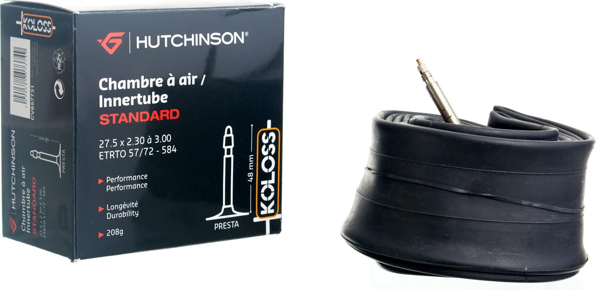 Chambre à Air 27.5'' Hutchinson Butyl Presta 48 mm