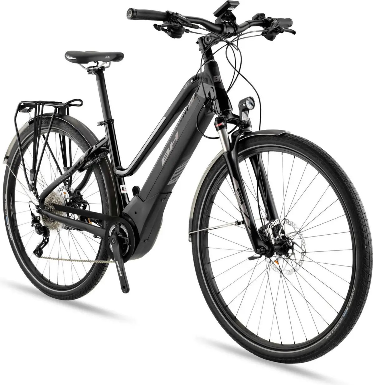 Bh Atom Jet Pro S Hybrid Touring 2019 Shimano Deore Xt 10s Black Alltricks Com