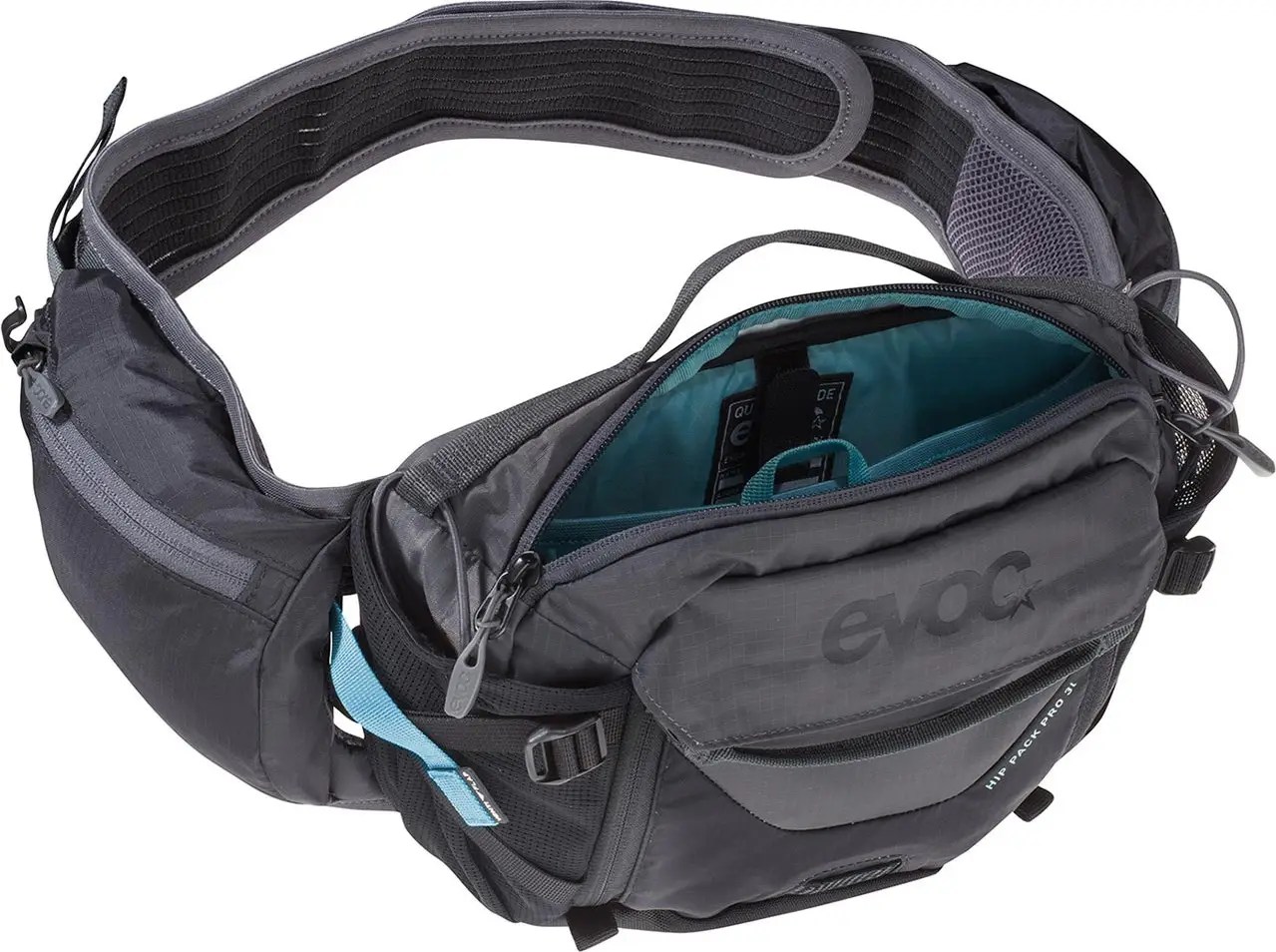 Evoc Hip Pack Pro 3L Hydration Belt Black Carbon Grey
