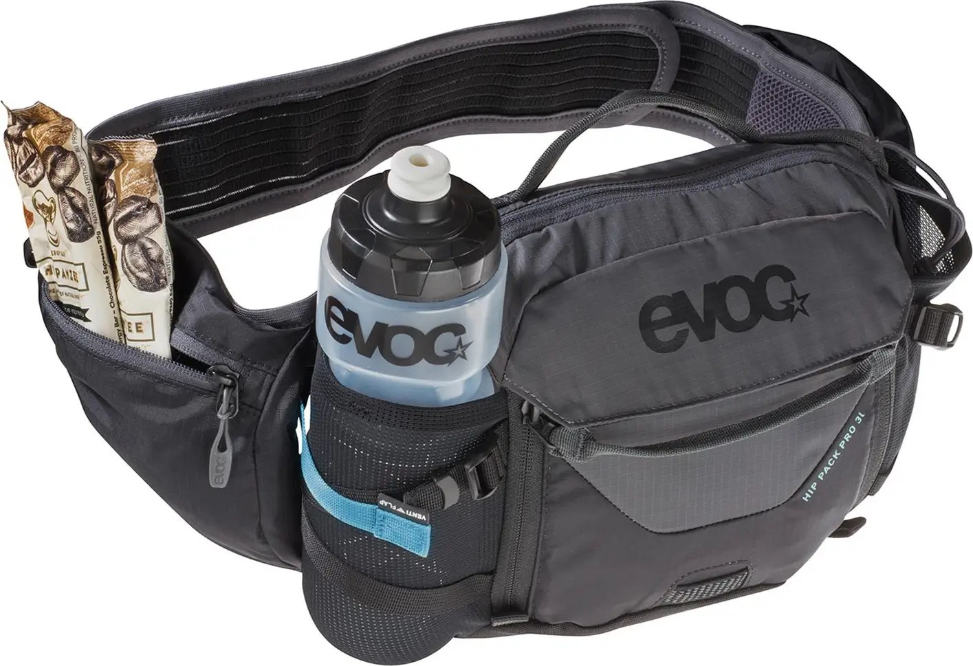 Evoc Hip Pack Pro 3L Hydration Belt Black Carbon Grey