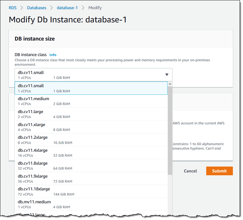 Amazon Relational Database Service(RDS) on VMware 정식 출시 Amazon 