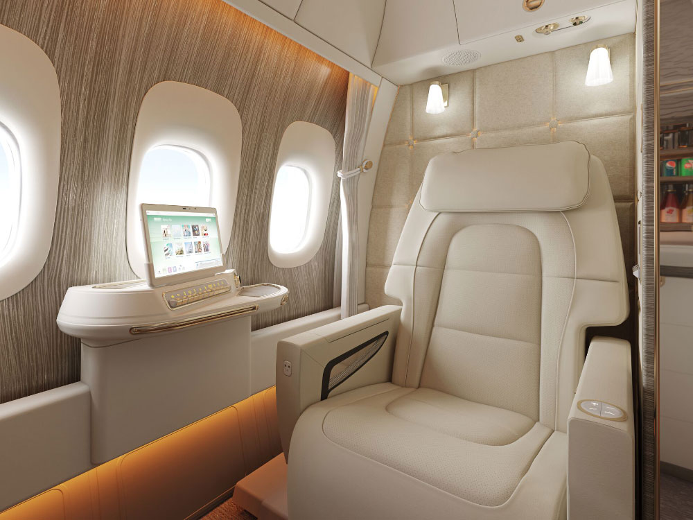 Emirates' first class suite may be the world's 'all time greatest