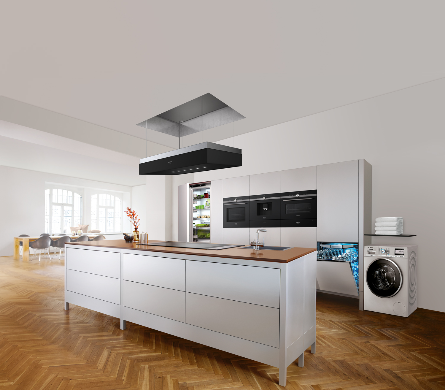 Elegance meets functionality in this new range of kitchen appliances by