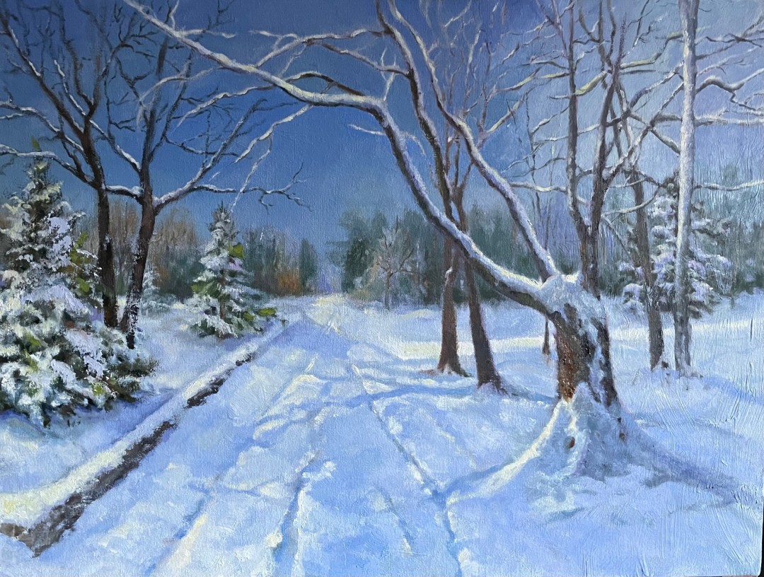 Winter Walk by Cynthia Vowell Summer 2023 Portfolio Art Show