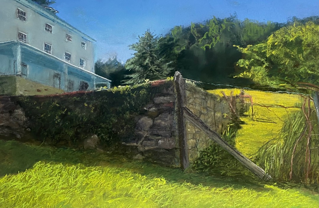 The Ivy Wall by William Sweeney July 12th Annual PleinAir Salon