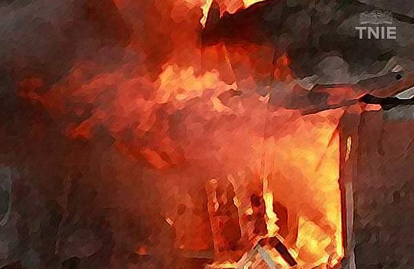 Elderly woman dies, 22 hospitalised after fire in residential building in Ahmedabad