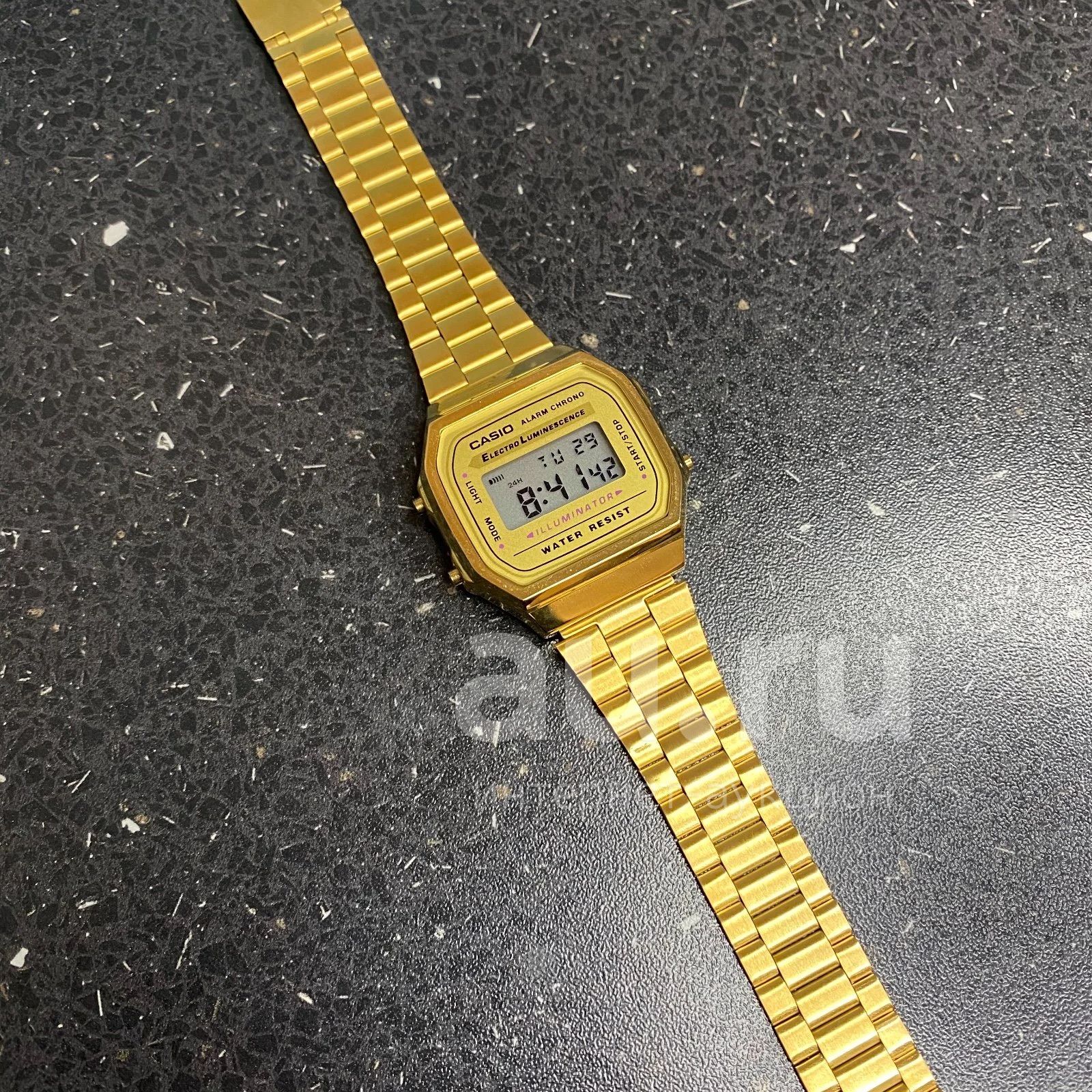 Часы Casio Alarm Chrono Gold (Новые ) — купить в Красноярске. Состояние