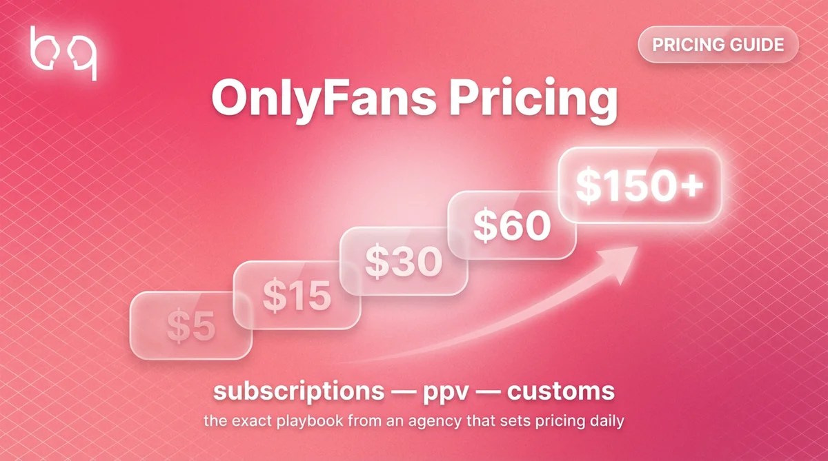 OnlyFans Pricing Guide Subscriptions, PPV & Customs (2026)