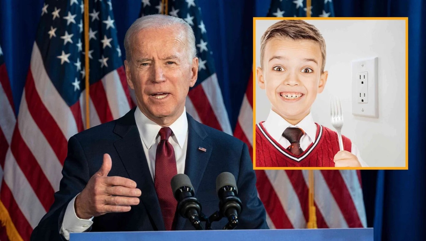 Biden 'Parents Should Be Supportive Of An 8YearOld's Choice To Stick A Fork In An Electrical