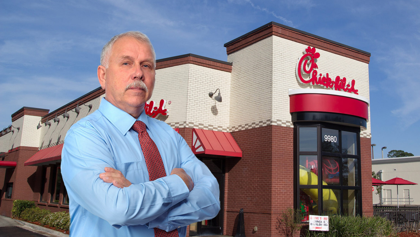 ChickFilA Manager Reminds Patrons To Examine Themselves Before Partaking Of The Chicken And