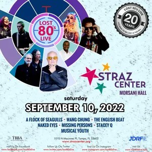 wbli summer jam 2023 Lost 80'S Live Tampa Tickets, Straz Center For The Performing Arts Sep 10, 2022 | Bandsintown