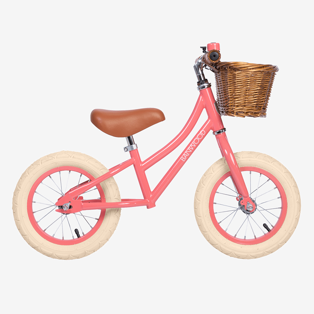 Vintage Balance Bike with Basket Banwood