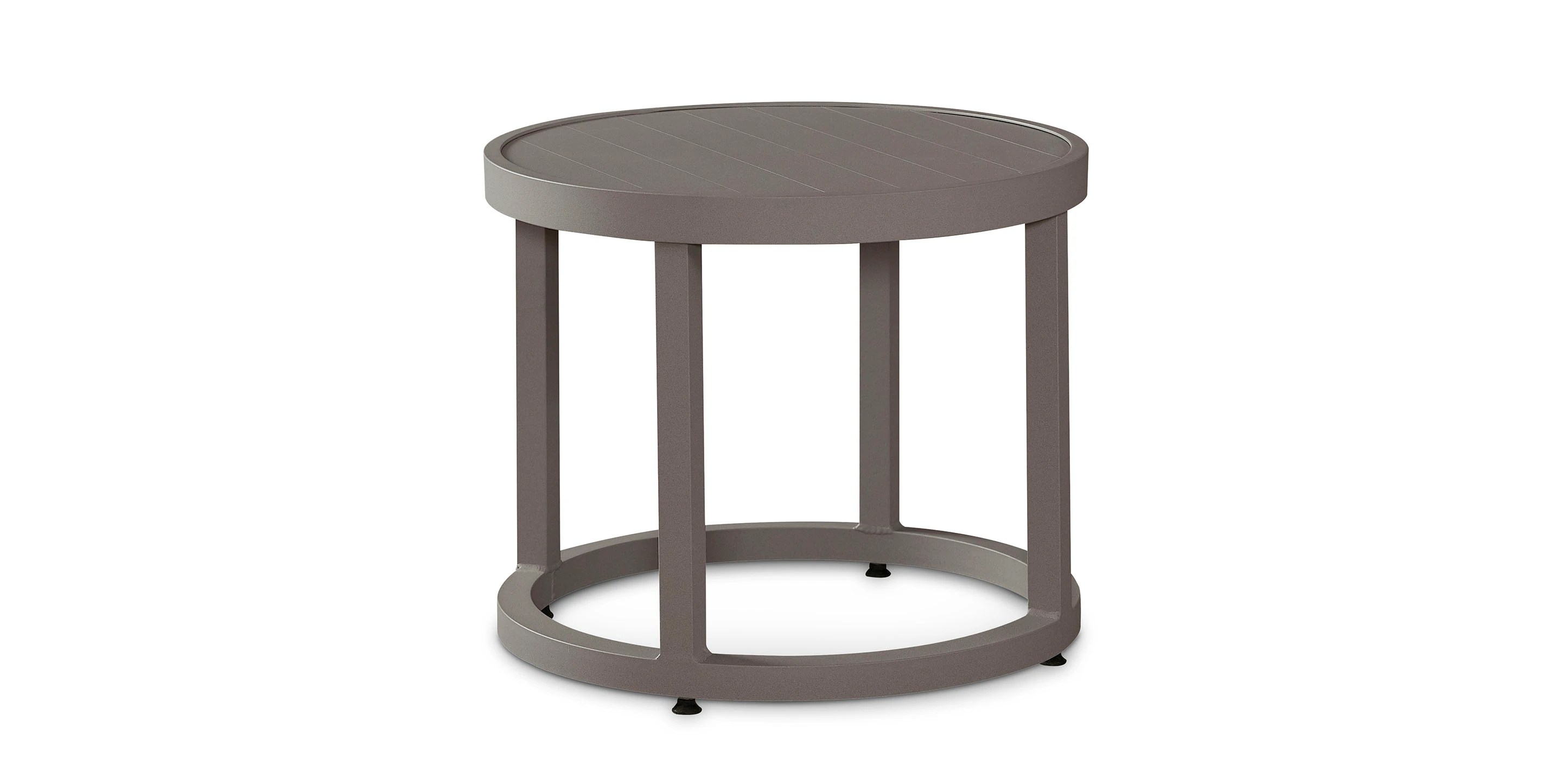 Bonavista Outdoor Round Metal End Table Bassett Furniture