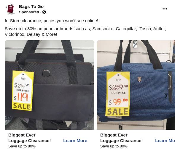Bags To Go Ad Bigdatr