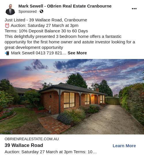 Obrien Real Estate Ad