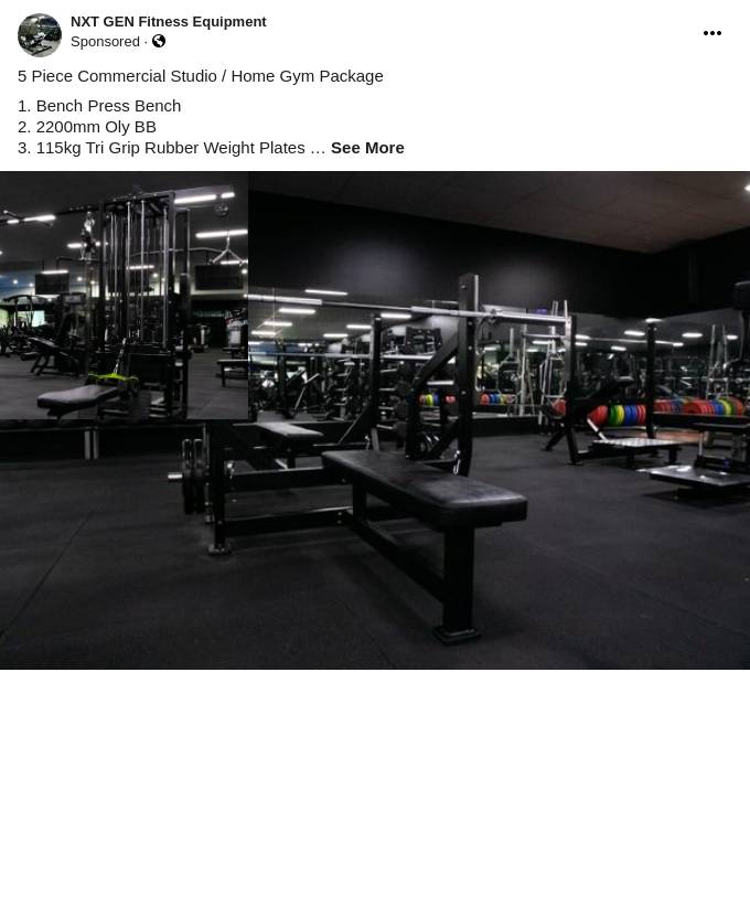 Next Gen Fitness Equipment Ad Bigdatr