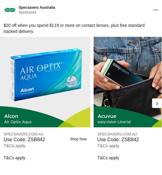 Buy Contact Lenses Online Specsavers Australia Ad Bigdatr