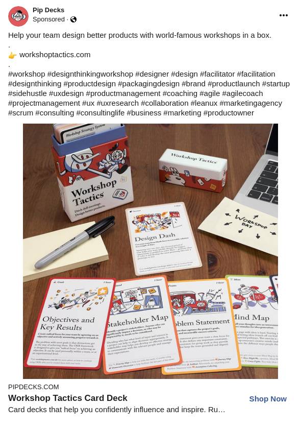 Tactics Card Deck Pip Decks Ad