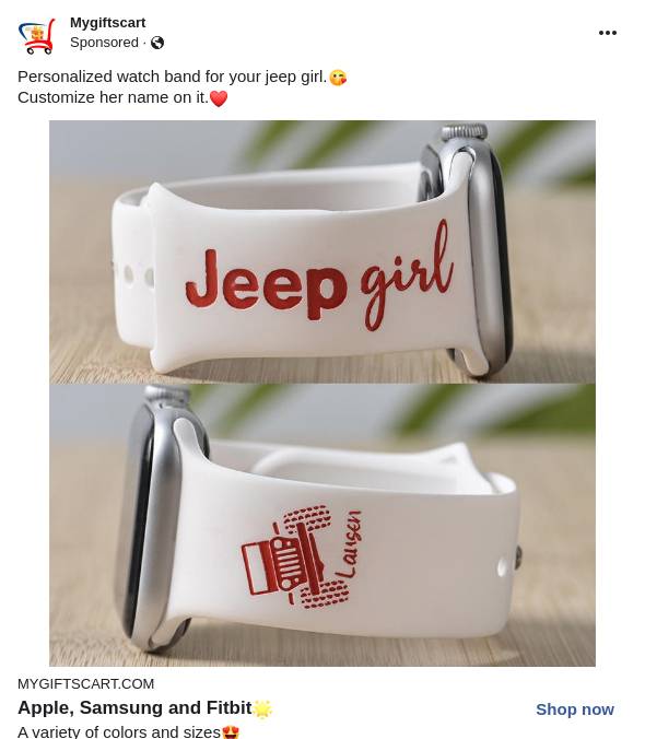 Colorful JEEP GIRL Watch Band, Silicone Watch Band for Apple, Samsung